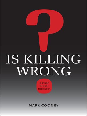 cover image of Is Killing Wrong?